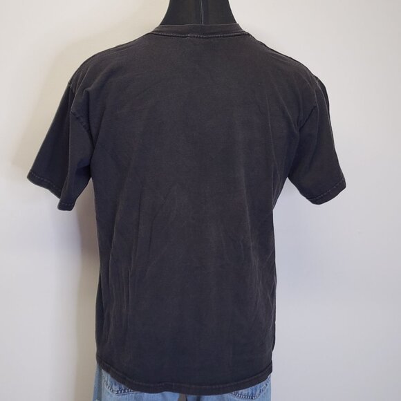 True Vintage 90s/00s XL WWF World Wrestling Federation Faded Black Logo Shirt - Picture 4 of 8